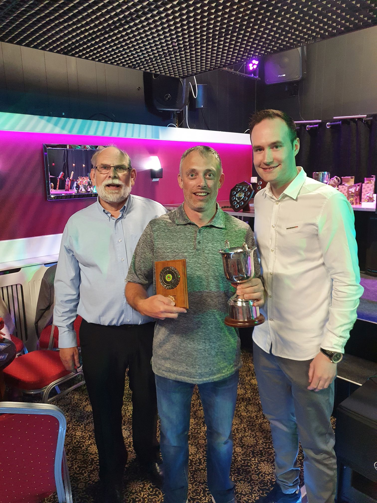 CONGRATS TO THE OVER 45'S CHAMPION!